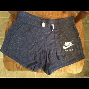 Like New! Nike athletic shorts (blue), Size: Small